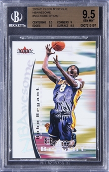 2000-01 Fleer Mystique “NBAWesome” #NA3 Kobe Bryant - BGS GEM MINT 9.5